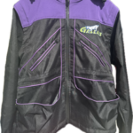 Veste de conducteur Violet et Noir - Manches et capuche amovibles