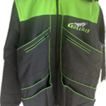 Veste de conducteur Vert Fluo et Gris- manches et capuche amovibles